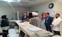 بازدید  حضرت حجت‌الاسلام و المسلمین آقای قاسم‌پور، امام جمعه محترم شهرستان کوهرنگ، به همراه آقای مهندس سلجوقی، مدیر محترم بیمارستان، و آقای دکتر دیانی، رئیس بیمارستان امام سجاد (ع)، از بخش‌های مختلف این مرکز درمانی بازدید کردند.