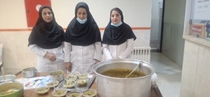 برپایی ایستگاه صلواتی و توزیع آش نذری به مناسب عید غدیر 