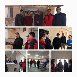 بازدید دکتر دیانی ریاست بیمارستان از بخش‌های مختلف