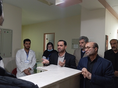 بازدید میدانی دکتر صالحی فرد ریاست محترم دانشگاه علوم پزشکی استان از بیمارستان امام سجاد(ع) شهرستان کوهرنگ